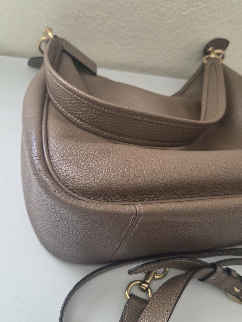 Coach Cary Shoulder Bag In Dark Stone - Picture 3 of 10